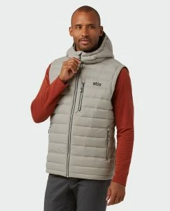 Cheapest ⌛ Stio Men's Hometown Down Hooded Vest 🤩 -Stio Sales Shop M Hometown Down Hooded Vest Talus 1