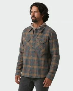 Flash Sale ✨ Stio Men's Hutkeeper Flannel 👕 Shirt 💯 -Stio Sales Shop M Hutkeeper Flannel Shirt Bourbon Plaid 1
