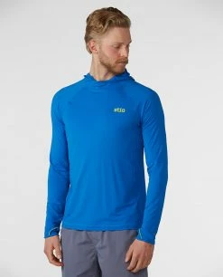 Discount ✨ Stio Men's Hylas Hooded Pullover ⌛ -Stio Sales Shop M Hylas Hooded Pullover Blue Jolt 1