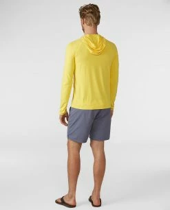 Discount ✨ Stio Men's Hylas Hooded Pullover ⌛ -Stio Sales Shop M Hylas Hooded Pullover Dazzling Sunflower 4