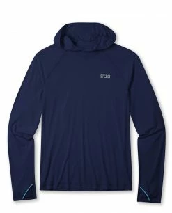 Discount ✨ Stio Men's Hylas Hooded Pullover ⌛ -Stio Sales Shop M Hylas Pullover Maritime Blue
