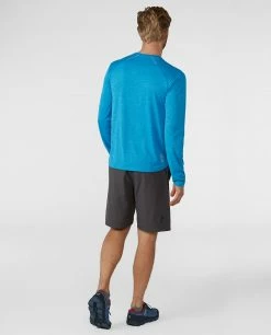 New 🧨 Stio Men's Icefloe Tech Tee LS 🧨 -Stio Sales Shop M Icefloe Tech Tee LS Rapid Blue 4