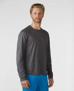 New 🧨 Stio Men's Icefloe Tech Tee LS 🧨 -Stio Sales Shop M Icefloe Tech Tee LS Scorched Rock 1