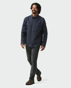 Cheap 🔥 Stio Men's Junction Midweight Flannel 👚 Shirt 🔥 -Stio Sales Shop M Junction Midweight Flannel Shirt Mountain Shadow Heather 4