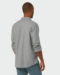 Top 10 😍 Stio Men's Miter Lightweight Flannel 👕 Shirt ✨ -Stio Sales Shop M Miter Lightweight Flannel Shirt Moon Dust Heather 2