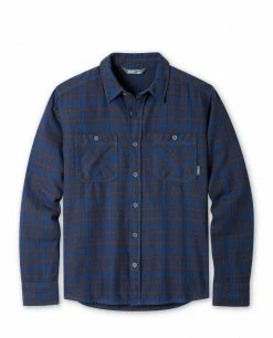Top 10 😍 Stio Men's Miter Lightweight Flannel 👕 Shirt ✨ -Stio Sales Shop M Miter Lightweight Flannel Shirt Mulberry Plaid