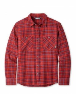 Top 10 😍 Stio Men's Miter Lightweight Flannel 👕 Shirt ✨ -Stio Sales Shop M Miter Lightweight Flannel Shirt Roasted Beet Plaid
