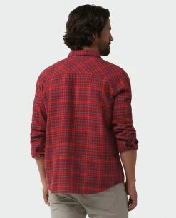 Top 10 😍 Stio Men's Miter Lightweight Flannel 👕 Shirt ✨ -Stio Sales Shop M Miter Lightweight Flannel Shirt Roasted Beet Plaid 3