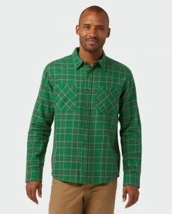 Top 10 😍 Stio Men's Miter Lightweight Flannel 👕 Shirt ✨ -Stio Sales Shop M Miter Lightweight Flannel Shirt Thicket Plaid 1