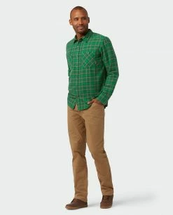 Top 10 😍 Stio Men's Miter Lightweight Flannel 👕 Shirt ✨ -Stio Sales Shop M Miter Lightweight Flannel Shirt Thicket Plaid 4