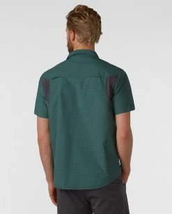 Cheap 🤩 Stio Men's Hagen Trail 👚 Shirt 🌟 -Stio Sales Shop M OPR Short Scorched Rock M Hagen Trail Shirt River Thicket Plaid 2