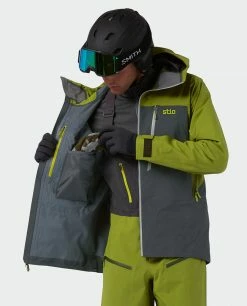 Brand new 😍 Stio Men's Objective Pro Jacket 🔔 -Stio Sales Shop M Objective Pro Jacket Forest Olive Basalt 2