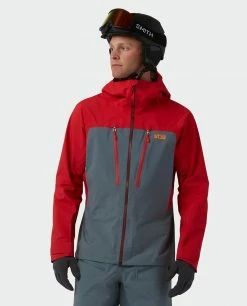 Brand new 😍 Stio Men's Objective Pro Jacket 🔔 -Stio Sales Shop M Objective Pro Jacket Risk Red Stormy Weather 1