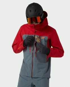 Brand new 😍 Stio Men's Objective Pro Jacket 🔔 -Stio Sales Shop M Objective Pro Jacket Risk Red Stormy Weather 2