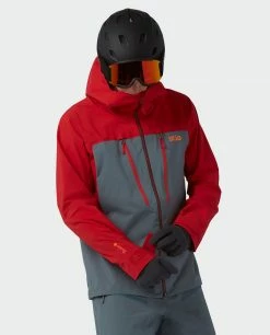 Brand new 😍 Stio Men's Objective Pro Jacket 🔔 -Stio Sales Shop M Objective Pro Jacket Risk Red Stormy Weather 3