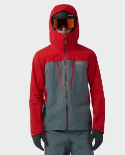 Brand new 😍 Stio Men's Objective Pro Jacket 🔔 -Stio Sales Shop M Objective Pro Jacket Risk Red Stormy Weather 5