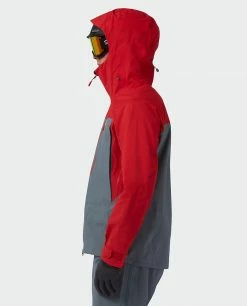 Brand new 😍 Stio Men's Objective Pro Jacket 🔔 -Stio Sales Shop M Objective Pro Jacket Risk Red Stormy Weather 6