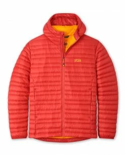 Cheap ✨ Stio Men's Pinion Down Hooded Jacket 😉 -Stio Sales Shop M Pinion Down Hooded Jacket Risk Red