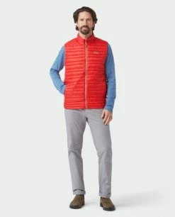 Promo 💯 Stio Men's Pinion Down Vest 🔥 -Stio Sales Shop M Pinion Down Vest Risk Red 1 Full