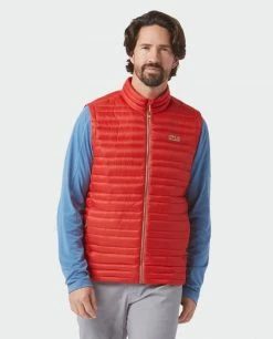 Promo 💯 Stio Men's Pinion Down Vest 🔥 -Stio Sales Shop M Pinion Down Vest Risk Red 3 Top