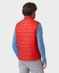 Promo 💯 Stio Men's Pinion Down Vest 🔥 -Stio Sales Shop M Pinion Down Vest Risk Red 4 Top