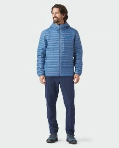 Cheap ✨ Stio Men's Pinion Down Hooded Jacket 😉 -Stio Sales Shop M Pinion Hooded Down Jacket Sturdy Blue 1 Full