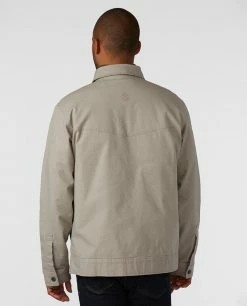 Best Sale ⌛ Stio Men's Rivet® Canvas Utility Jacket 🎁 -Stio Sales Shop M Rivet Canvas Utility Jacket Talus 4