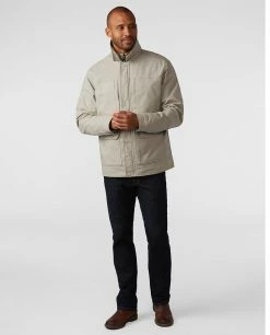Best Sale ⌛ Stio Men's Rivet® Canvas Utility Jacket 🎁 -Stio Sales Shop M Rivet Canvas Utility Jacket Talus 5