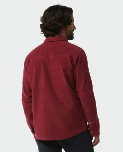 Top 10 🎁 Stio Men's Saratoga Cord 👚 Shirt 😀 -Stio Sales Shop M Saratoga Cord Shirt Roasted Beet Plaid 3