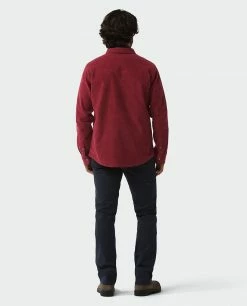 Top 10 🎁 Stio Men's Saratoga Cord 👚 Shirt 😀 -Stio Sales Shop M Saratoga Cord Shirt Roasted Beet Plaid 5