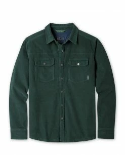 Top 10 🎁 Stio Men's Saratoga Cord 👚 Shirt 😀 -Stio Sales Shop M Saratoga Cord Shirt Treeline Green