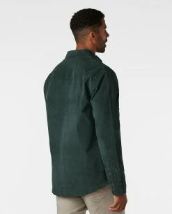 Top 10 🎁 Stio Men's Saratoga Cord 👚 Shirt 😀 -Stio Sales Shop M Saratoga Cord Treeline Green 2