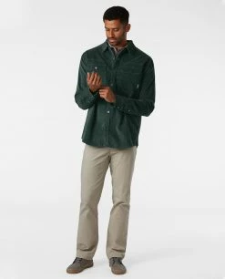 Top 10 🎁 Stio Men's Saratoga Cord 👚 Shirt 😀 -Stio Sales Shop M Saratoga Cord Treeline Green 4