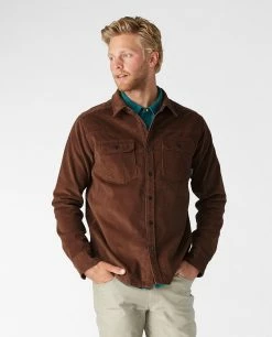 Top 10 🎁 Stio Men's Saratoga Cord 👚 Shirt 😀 -Stio Sales Shop M Saratoga Shirt Bison Herd 2