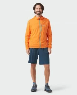 Best Sale 🔔 Stio Men's Second Light Windshell 🎉 -Stio Sales Shop M Second Light Windshell Orange Peel 1 Full