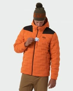 Wholesale 😀 Stio Men's Skillet Stretch Down Hooded Jacket 🔔 -Stio Sales Shop M Skillet Stretch Down Hooded Jacket Basecamp Orange 2