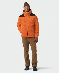 Wholesale 😀 Stio Men's Skillet Stretch Down Hooded Jacket 🔔 -Stio Sales Shop M Skillet Stretch Down Hooded Jacket Basecamp Orange 8