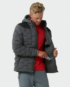 Wholesale 😀 Stio Men's Skillet Stretch Down Hooded Jacket 🔔 -Stio Sales Shop M Skillet Stretch Down Hooded Jacket Boundary Black 4