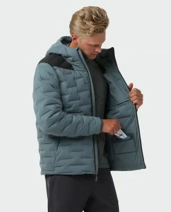 Wholesale 😀 Stio Men's Skillet Stretch Down Hooded Jacket 🔔 -Stio Sales Shop M Skillet Stretch Down Hooded Jacket Stormy Weather 4