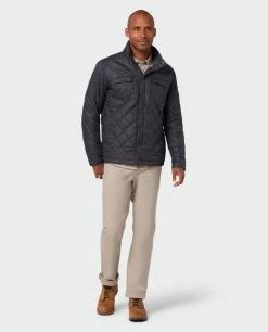 Coupon 🧨 Stio Men's Skycrest Insulated Snap 👕 Shirt ⭐ -Stio Sales Shop M Skycrest Snap Shirt Boundary Black 1 Full