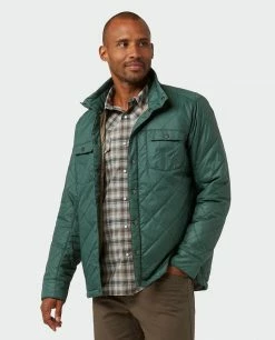 Coupon 🧨 Stio Men's Skycrest Insulated Snap 👕 Shirt ⭐ -Stio Sales Shop M Skycrest Snap Shirt Treeline Green 1