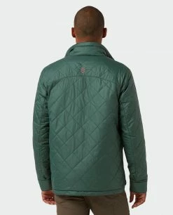Coupon 🧨 Stio Men's Skycrest Insulated Snap 👕 Shirt ⭐ -Stio Sales Shop M Skycrest Snap Shirt Treeline Green 3