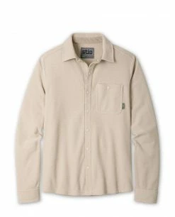 Top 10 👏 Stio Men's Thermop Fleece Snap 👕 Shirt 🎉 -Stio Sales Shop M Thermop Fleece Snap Shirt Pebble