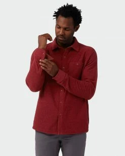 Top 10 👏 Stio Men's Thermop Fleece Snap 👕 Shirt 🎉 -Stio Sales Shop M Thermop Fleece Snap Shirt Roasted Beet 2