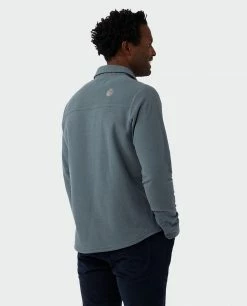 Top 10 👏 Stio Men's Thermop Fleece Snap 👕 Shirt 🎉 -Stio Sales Shop M Thermop Fleece Snap Shirt Stormy Weather 3