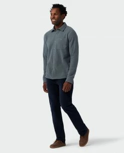 Top 10 👏 Stio Men's Thermop Fleece Snap 👕 Shirt 🎉 -Stio Sales Shop M Thermop Fleece Snap Shirt Stormy Weather 4