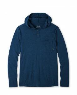 Coupon 💯 Stio Men's Tipton Tech Hooded Henley 🌟 -Stio Sales Shop M Tipton Hooded Henley Mulberry Heather