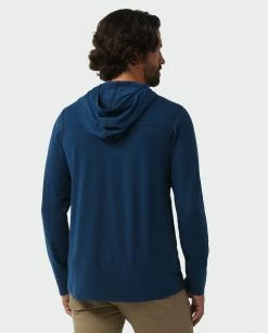 Coupon 💯 Stio Men's Tipton Tech Hooded Henley 🌟 -Stio Sales Shop M Tipton Tech Hooded Henley Mulberry Heather 2