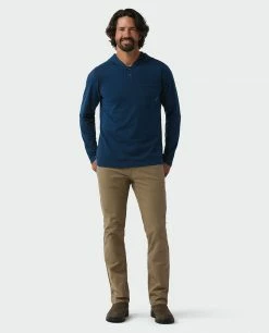 Coupon 💯 Stio Men's Tipton Tech Hooded Henley 🌟 -Stio Sales Shop M Tipton Tech Hooded Henley Mulberry Heather 3