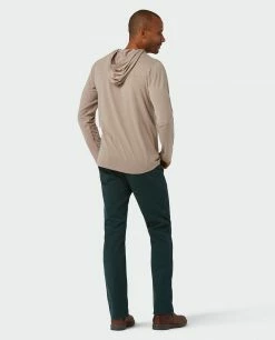 Coupon 💯 Stio Men's Tipton Tech Hooded Henley 🌟 -Stio Sales Shop M Tipton Tech Hooded Henley Rodeo Dust Heather 4